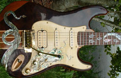 The Dragon - Custom guitar build by Steve Finley